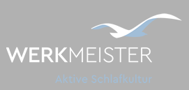 logo werkmeister schlafkultur weiss